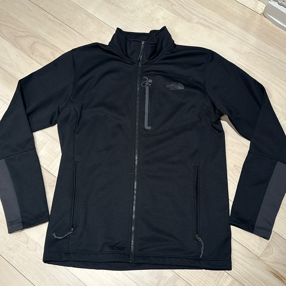 Northface Men’s Medium Black Zip Front